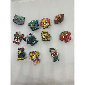 11-Piece Paw Patrol Shoe Charms / Bag Charms – Kids Cartoon Set